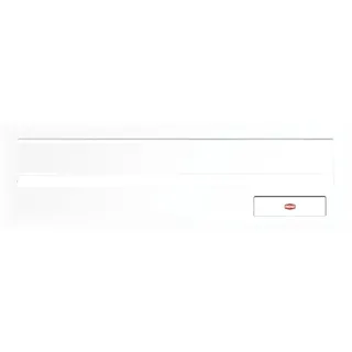 RENZ Frontplatte kombinierbar, eckig, 300 x 110 mm, Stahl