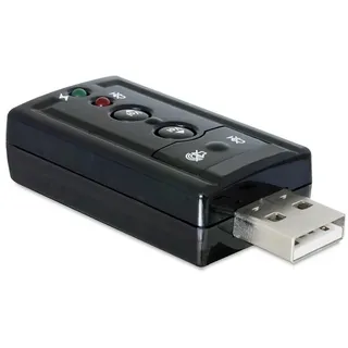 DeLock Externer USB 2.0 Sound Adapter Virtual 7.1 (63926)