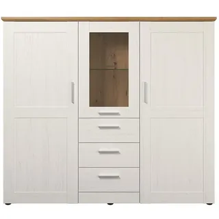trendteam Wohnen Highboard Shade weiß