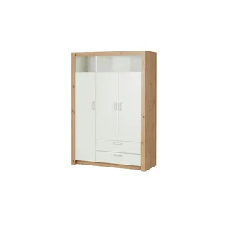 Kleiderschrank  Julius , weiß , Maße (cm): B: 137 H: 195,5 T: 56.0