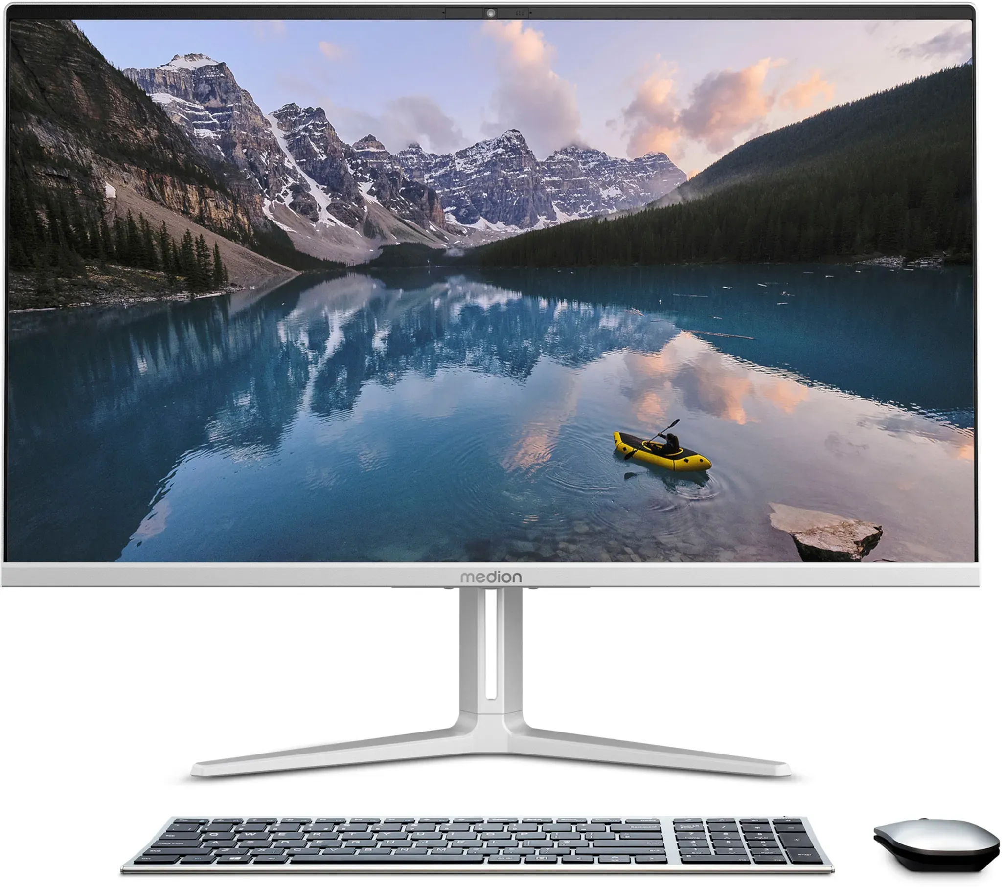 MEDION Signium 27 S1 All-in-One PC, Intel® CoreTM 5 210H, Windows 11 Home, 68,6 cm (27") FHD Display, 1 TB SSD, 16 GB RAM, Aluminium-Design