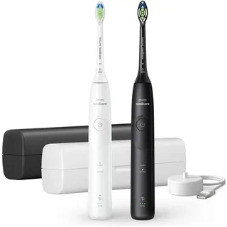 Philips Sonicare 5500 HX7119/02 weiß + 2. Handstück schwarz