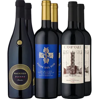6er-Probierpaket »Ausgezeichnete Primitivo-Lieblinge«