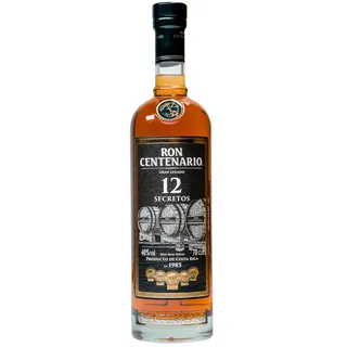 Centenario Ron Centenario 12 Secretos | In ausgewählten Eichenfässern aus den High- und Lowlands geruht | Ausgezeichnet mit der Goldmedaille bei der Tokyo Whisky & Spirits Competition | 700ml