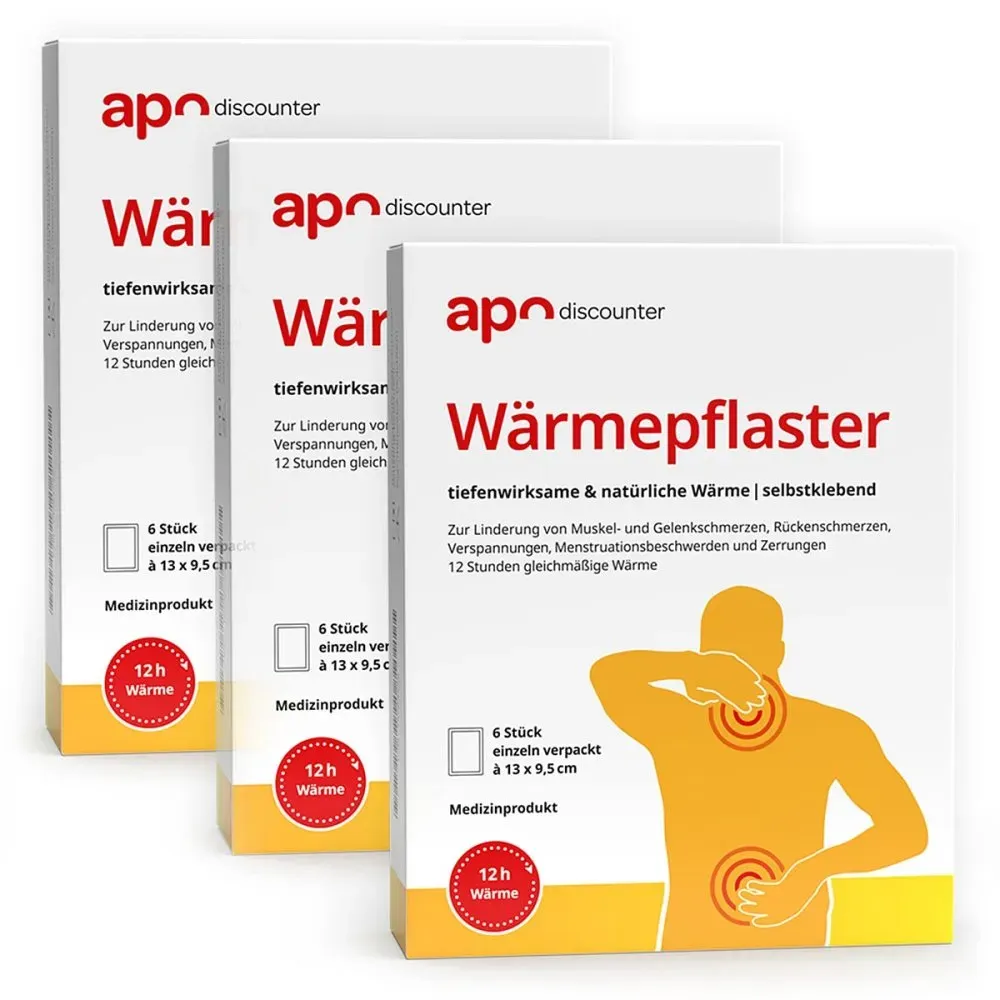 Wärmepflaster 9,5 x 13 cm von apodiscounter