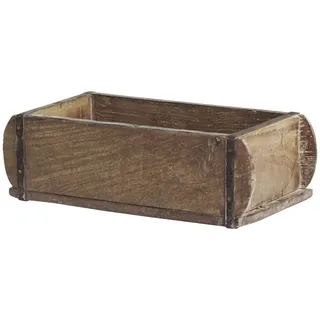 Chic Antique Ziegelform alte Backsteinform Holz Box Kiste Halter Schale