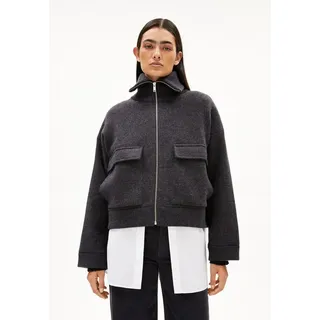 ARMEDANGELS Oversized Jacke aus Baumwoll-Woll-Mix Modell JOANIAAS Anthrazit, M
