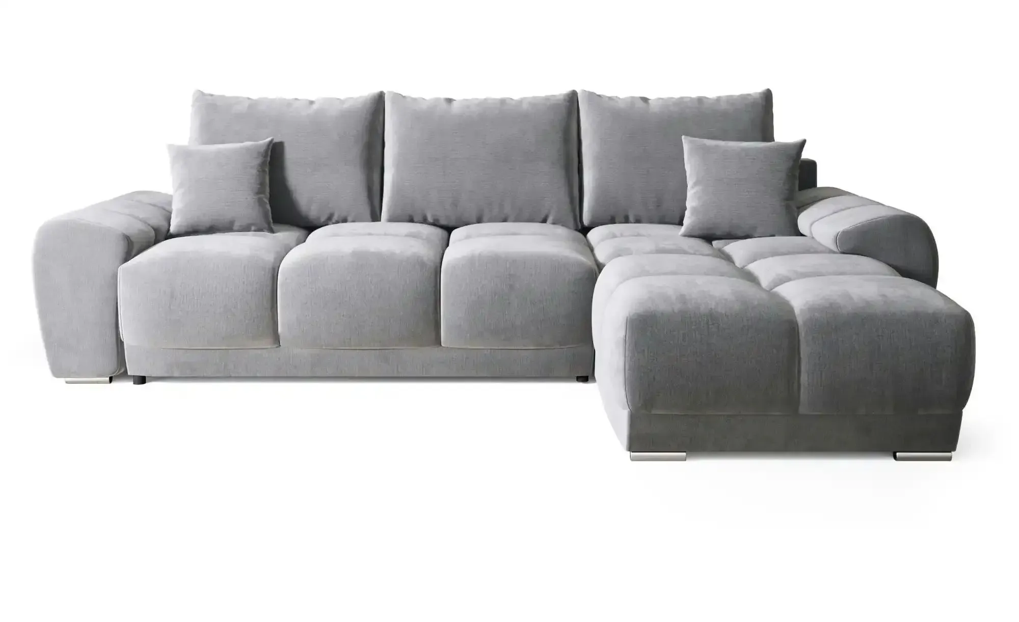Ecksofa mit Schlaffunktion  Nubes , grau , Maße (cm): B: 290 H: 85