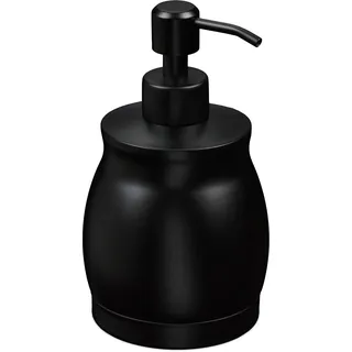 Relaxdays Seifenspender 390 ml Schwarz