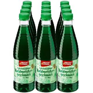 Fruchtstern Getränkesirup Waldmeistergeschmack 0,5 Liter, 12er Pack