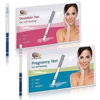self-diagnostics Kombipack 50 Ovulationstest + 15 Schwangerschaftsfrühtest 65 St Test