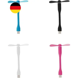 Mini USB Ventilator, USB Ventilator Mit Flexiblem Hals, Flexibler Lüfter, Abnehm