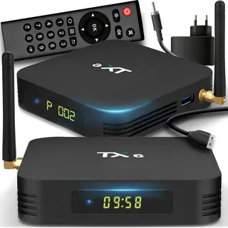 Retoo TV Box MediaPlayer 4/32 GB Fernbedienung HD Streaming USB 3.0 Smart Media Player 1080P HDR Chromecast Smart TV Box Android WIFI Quad Core Retoo