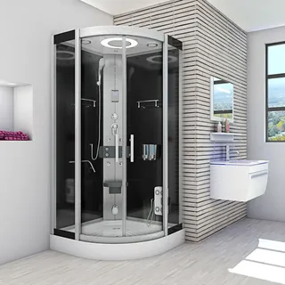 AcquaVapore Dampfdusche Duschkabine D58-03T2-EC 80x80 cm