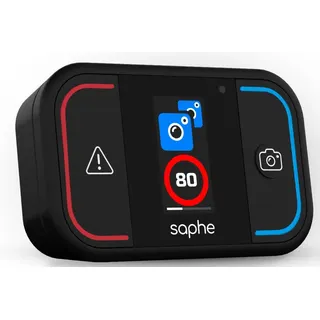 SAPHE Drive Mini Verkehrsalarm Auto Blitzerwarner OOONO + Halterung + Ladekabel
