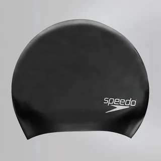 Speedo Damen Long Hair Cap Badekappe, Schwarz, 40/16 EU