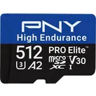 PNY Microsd Pro Elite High (512 GB, microSD, U3), Speicherkarte