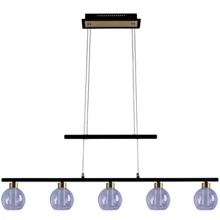 NÄVE LED Pendelleuchte »Brass« Warmweiß 5flammig dimmbar höhenverstellbar Lichtfarbe warmweiß, schwarz
