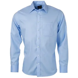 James & Nicholson Langarm JN682, - XL - light-blue