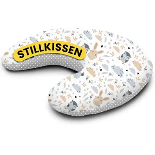 Amilian Stillkissen Klein – Lagerungskissen Stillhörnchen – Schwangerschaftskissen für Schwangere – Babylesekissen Seitenschläferkissen – Nursing Pillow - Polka Dot Paradies