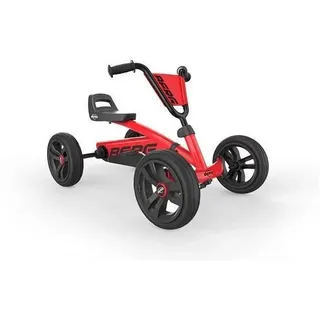 BERG Buzzy Red Pedal Gokart, Kinderfahrzeug, Tretauto, Kinderspielzeug, Hohe Sicherheid und Stabilität, Kettcar ab 2 Jahre