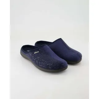ROHDE 6550 Bari Schuhe Damen Hausschuhe Pantoffeln Softfilz Weite G, Größe:40 EU, Farbe:Blau