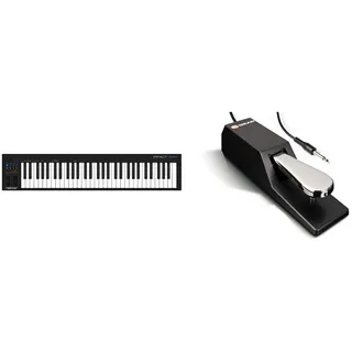 Nektar GX61 Impact USB MIDI Keyboard Controller with Nektar DAW Integration & M-Audio SP-2 - Universal Sustain Pedal mit Piano Style Action, das ideale Zubehör für MIDI-Keyboards, digitale Klaviere