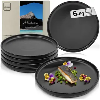 sänger Speiseteller Set Madeira, Teller Schwarz