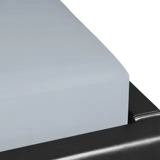 Jersey 140 x 200 - 160 x 220 cm hellgrau