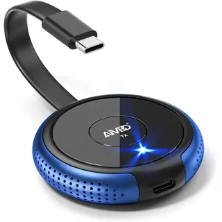 5.8G USB C Wireless Transmitter 165FT/50M USB-C Transmitter HDMI Drahtlos übertragen, HDMI Funk für Laptop, i-Phone 15, TV Box, Kamera zu Monitor, Projektor,TV (TX Needs to be Used with The RX)