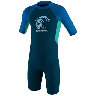 O'Neill O ́neill Wetsuits Reactor Spring 2 Mm Junior Shorty Mit Reißverschluss Hinten - Slate / Ltaqua / Ocean - 6 Jahre