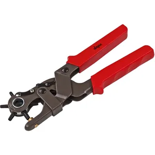 DEMA Revolverlochzange drz 6 Lochzange Gürtelzange Lederzange Ösenzange mit 6 Größen