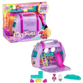 DreamWorks Trolls Trolls – Gemeinsam Stark von DreamWorks, 10-teiliges Set mit Spiel- und Präsentierköfferchen „Rhonda“