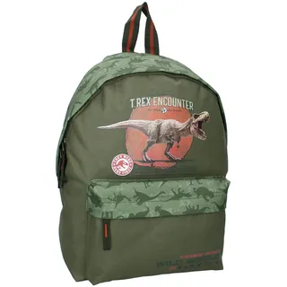 Vadobag Jurassic World Schulrucksack Grüner Rucksack Tasche mit Dino-Motiv