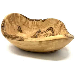 D.O.M. Die Olivenholz Manufaktur Schale rustikal klein 10-11cm aus Olivenholz