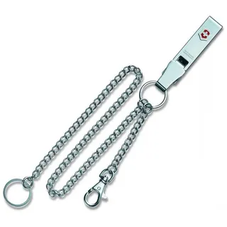 Victorinox Multiclip Gürtelanhänger mit 2 Ketten - Silber