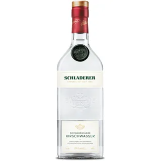 Schladerer Schwarzwälder Kirschwasser, edler Obstbrand aus dem Schwarzwald, traditionell aus Schwarzwälder Süßkirschen bester Lagen Obstbrände (1 x 700 ml)