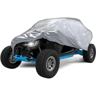 Walser Abdeckplane Quad All Weather, Quad Abdeckplane wasserdicht, Quad Garage, Quad Zubehör, UV-beständige Quad Abdeckplane auch für E Quad, Quad Plane, wetterfeste Abdeckung Plane Silber M