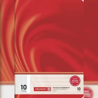 Brunnen Schulheft Vivendi Lineatur 10 kariert DIN A5 16 Blatt, 1 St.