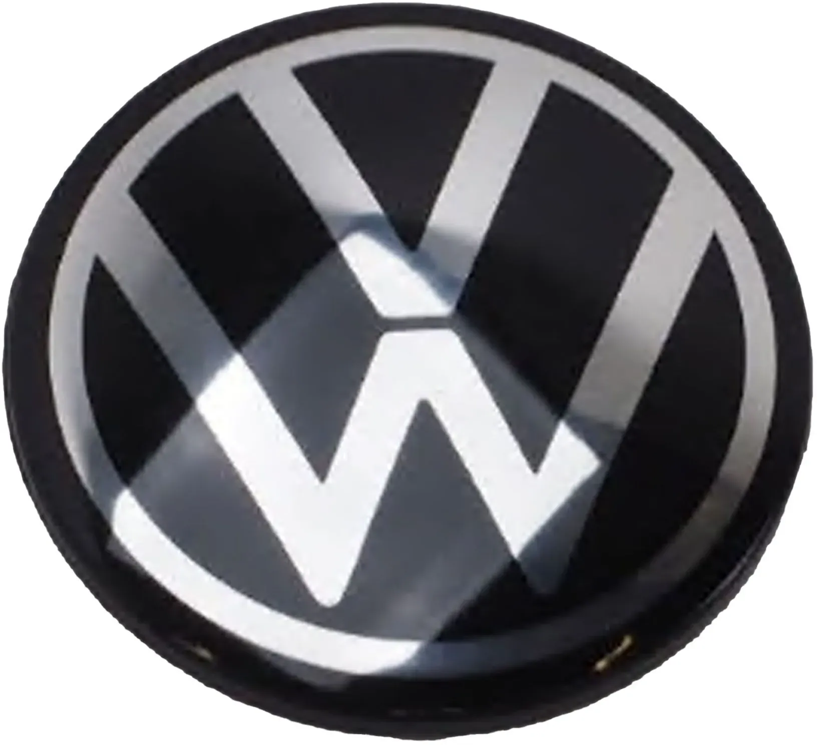 Volkswagen Radnabenkappe Abdeckkappe Nabenabdeckung chrom/schwarz 5H0601171FOD