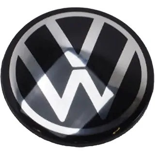 Volkswagen Radnabenkappe Abdeckkappe Nabenabdeckung chrom/schwarz 5H0601171FOD