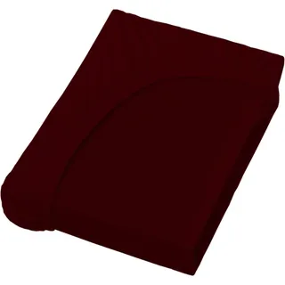 Jersey 90 x 190 - 100 x 220 cm cabernet
