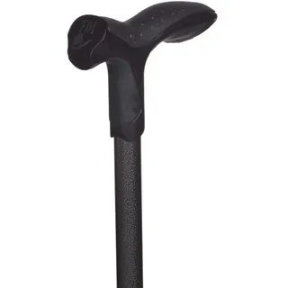 Antar Soft Step Gehstock Aluminium schwarz