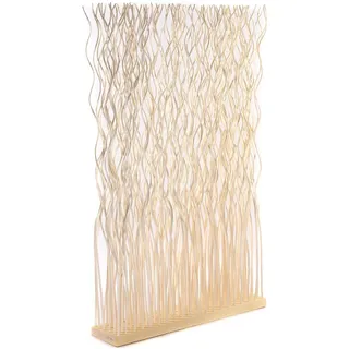 creedwood RAUMTEILER Beige, Naturmaterialien, 70x110x17 cm, Wohnzimmer, Raumteiler & Paravents, Paravents