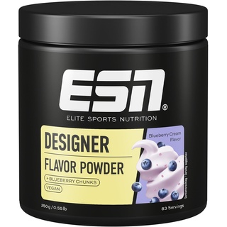 ESN Designer Flavor Powder, Blueberry Cream,