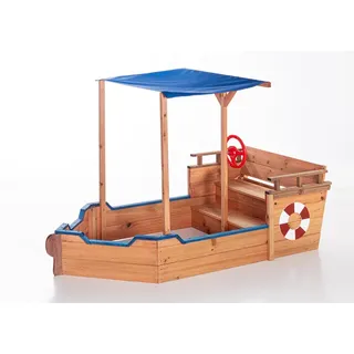 POWERTEC Garden Sandkasten Schiffsoptik