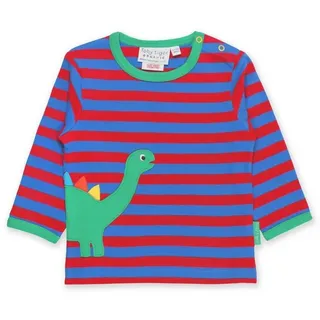 Toby Tiger Langarmshirt mit Dino Applikation in blau | Gr.: 86