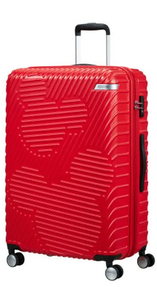 American Tourister Mickey Clouds Spinner 76/28 EXP TSA Mickey Classic Red Koffer mit 4 Rollen Koffer