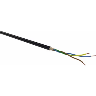 Kabel & Leitungen Erdkabel NYY-J 3x2.5 mm2, eindrähtig, 25m, schwarz