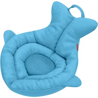 Skip Hop S235110 - Baby Waschbeckeneinsatz Moby Wal, Baby-Badeeinsatz, Baby-Soft-Badewanne, Stoff, blau